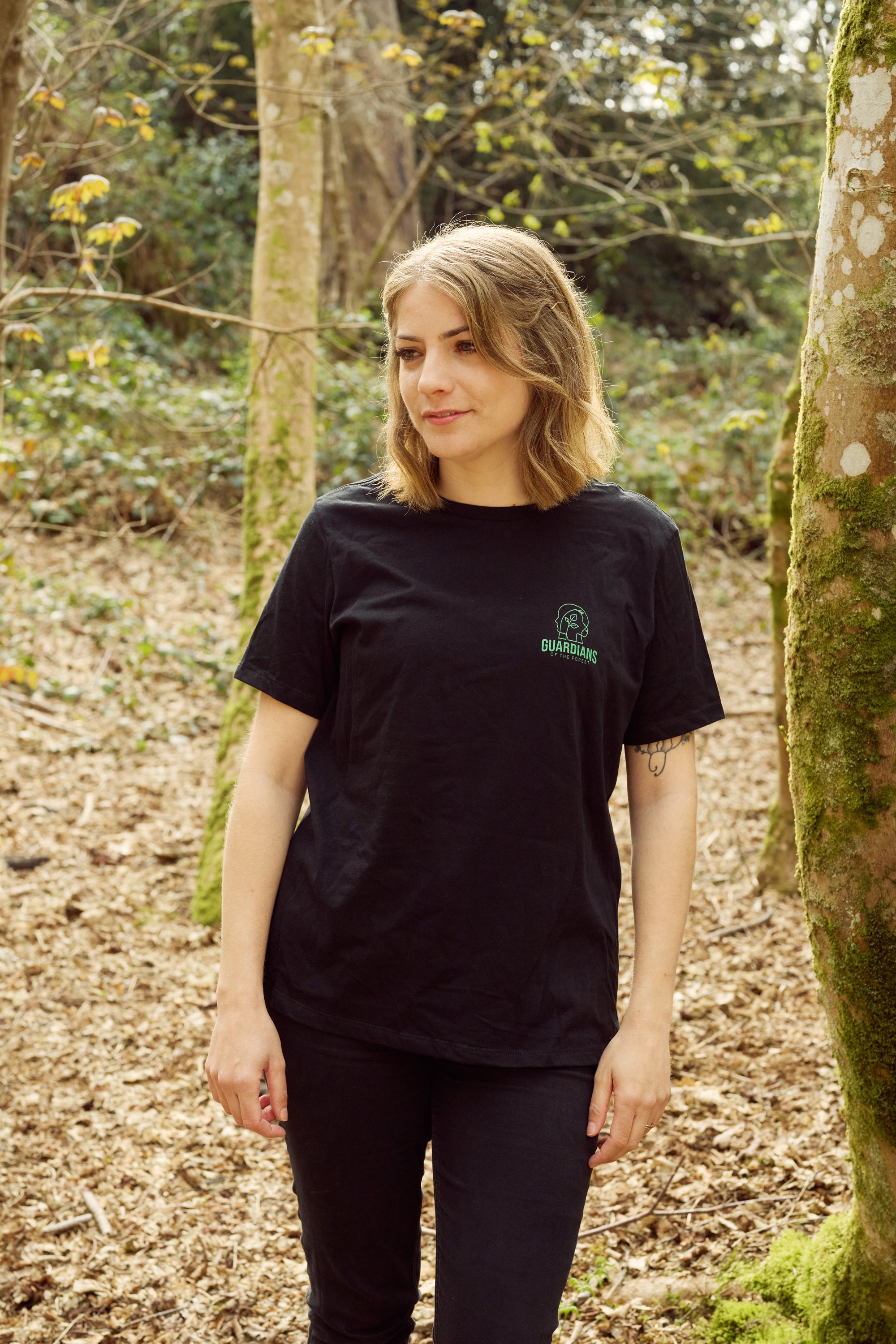 Guardians of the Forest Fitted T-shirt