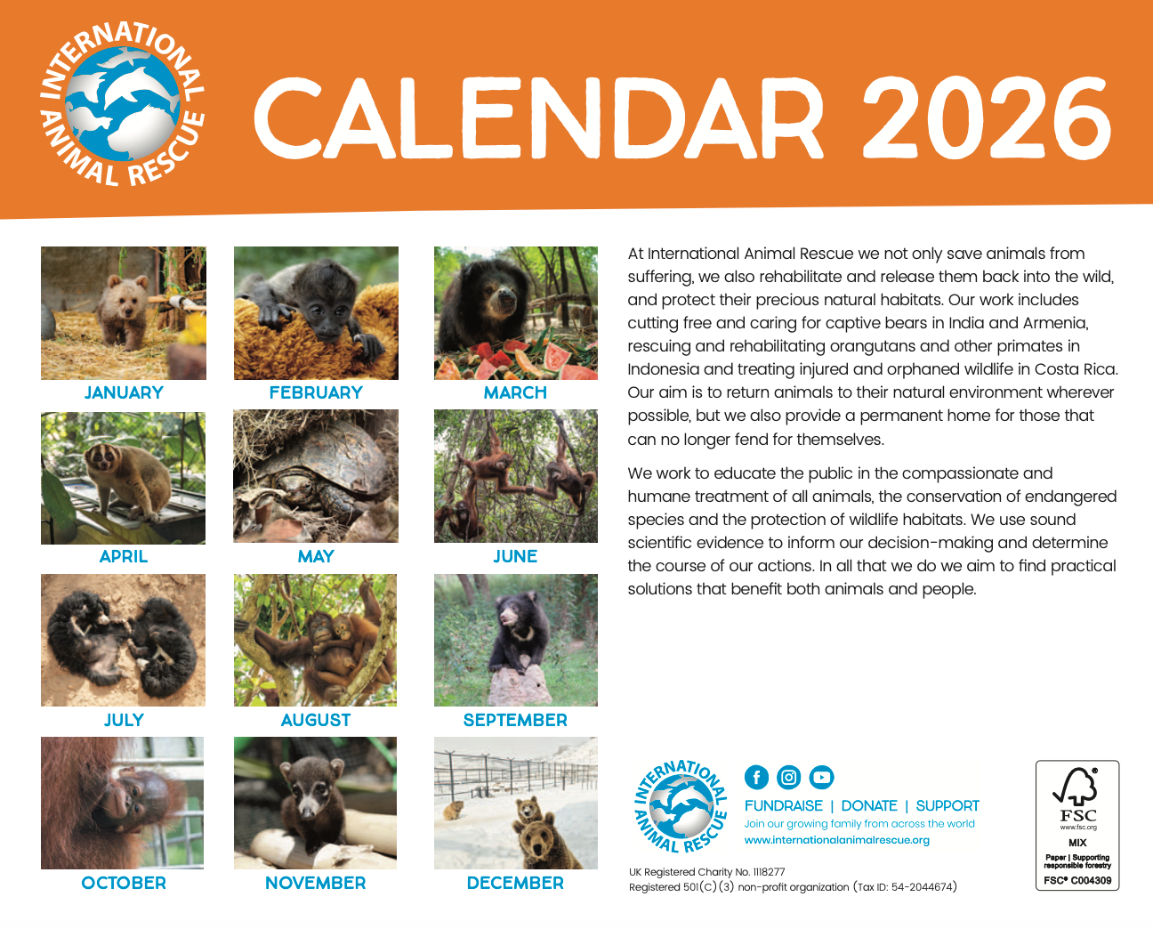 IAR Calendar 2026