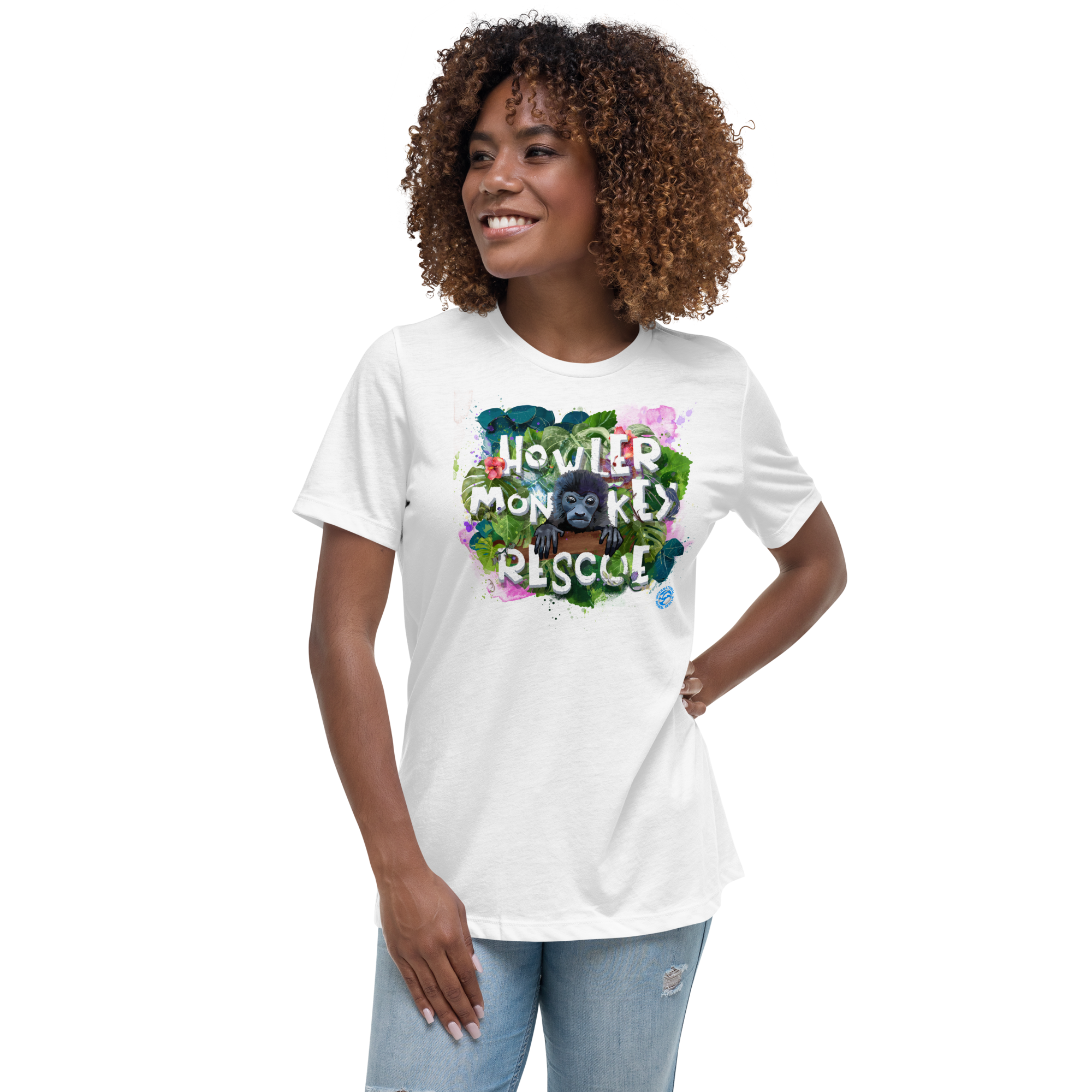 Howler Monkey Fitted T-Shirt
