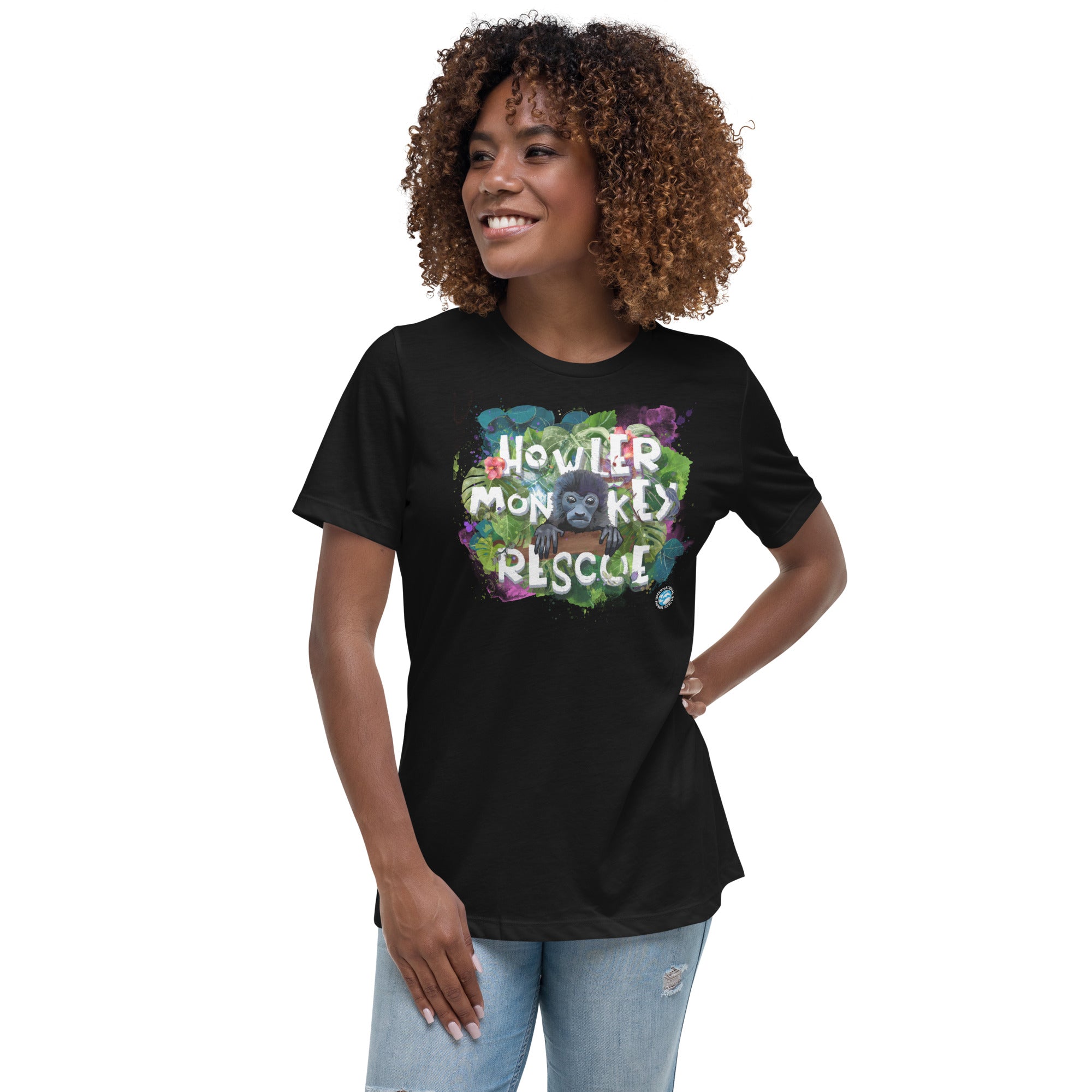 Howler Monkey Fitted T-Shirt