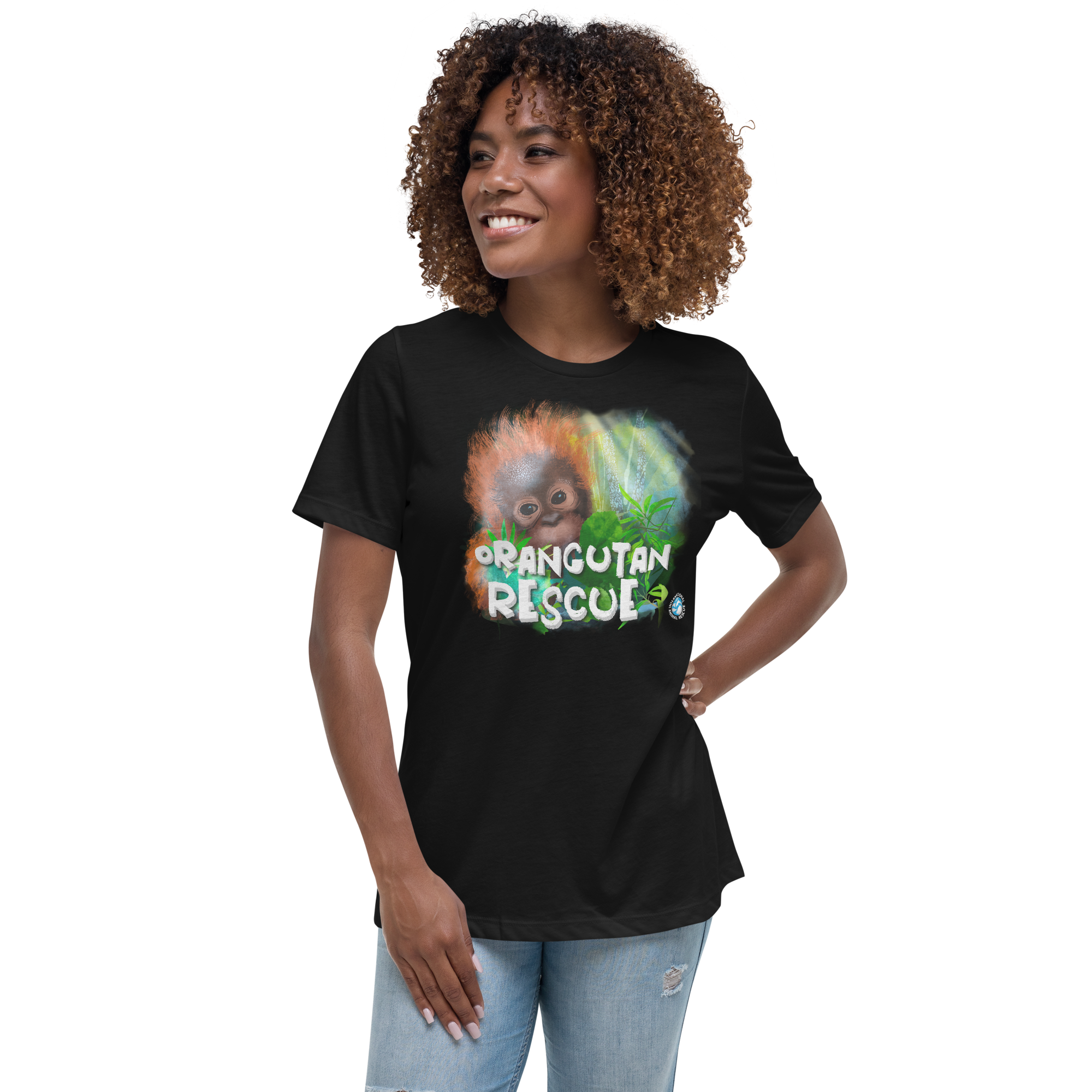Orangutan Fitted T-Shirt