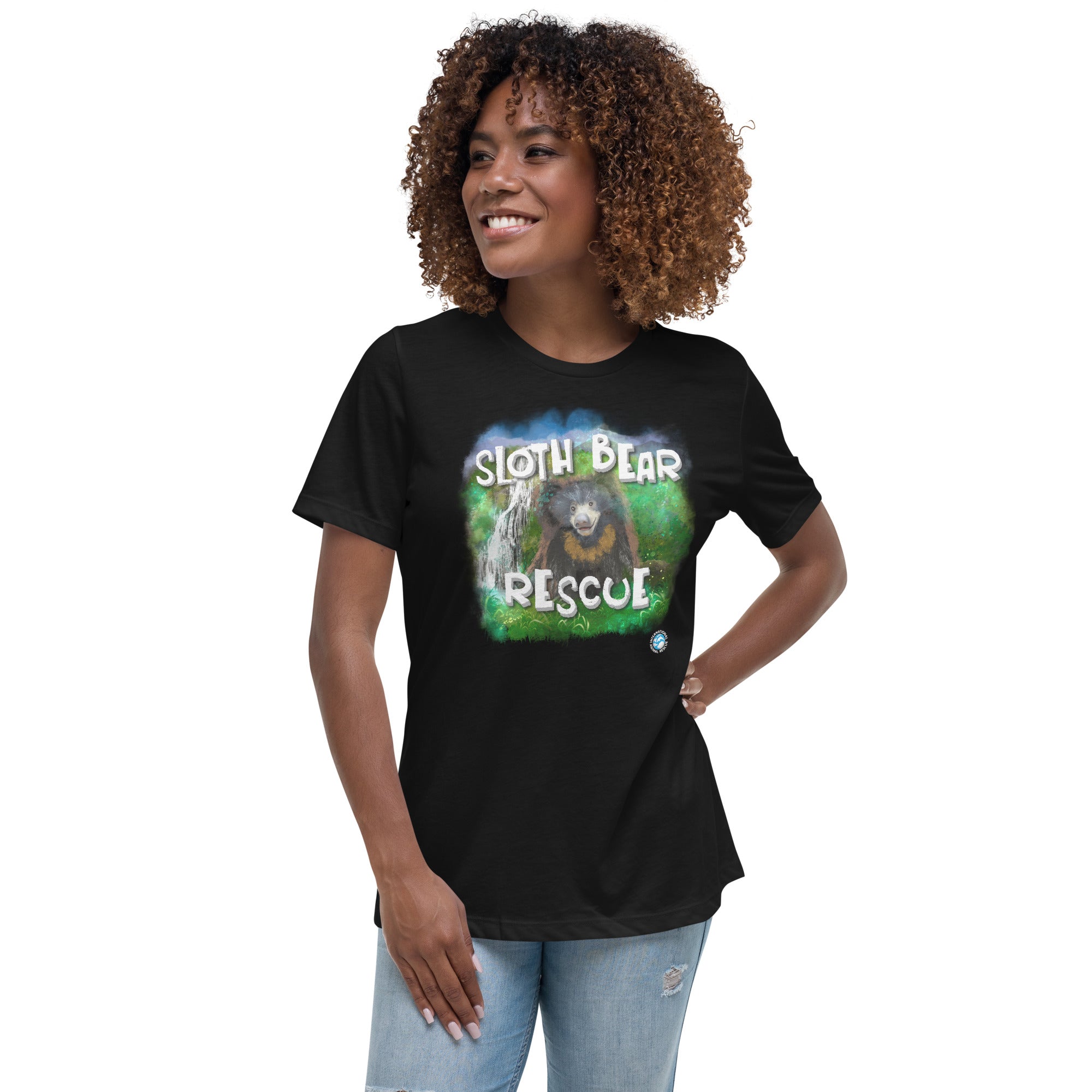 Sloth Bear Fitted T-Shirt